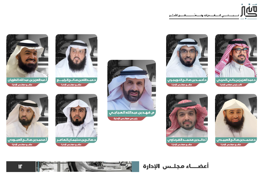 قائمة أعضاء مجلس الإدارة